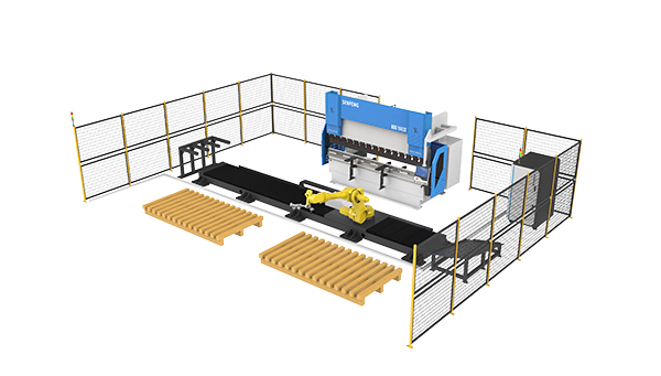 Robot-assisted CNC Bending Machine