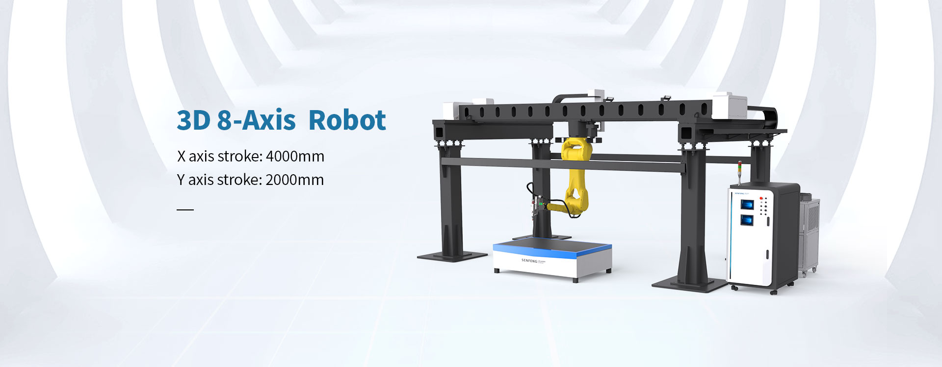 3D 8-Axis Robot machine