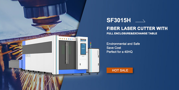 Senfeng 3015 CNC 6kw fiber laser cutter machine