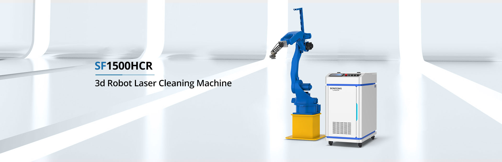 3D robot laser cleaning machine